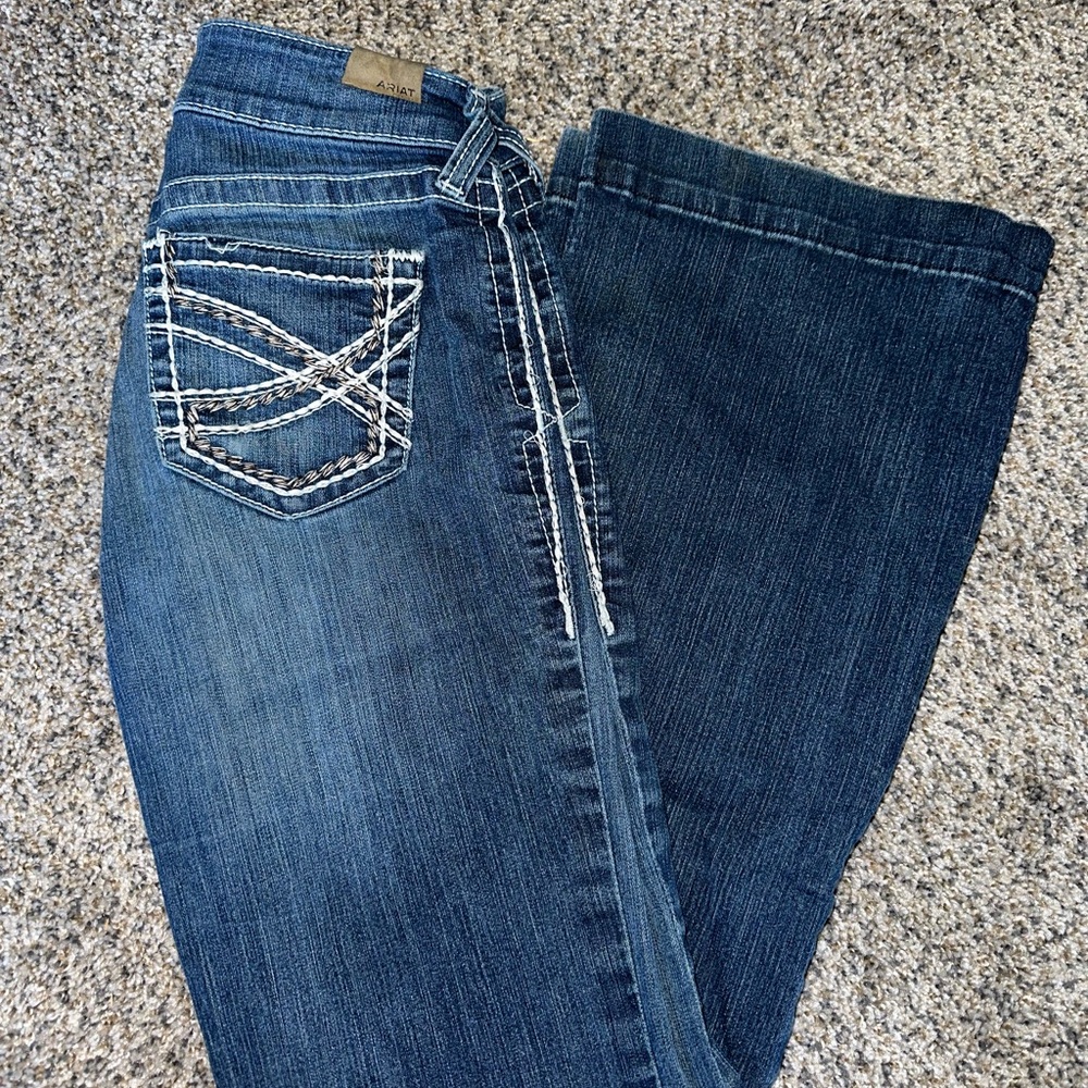 Ariat Dark Blue Flare Women's Jeans Trousers